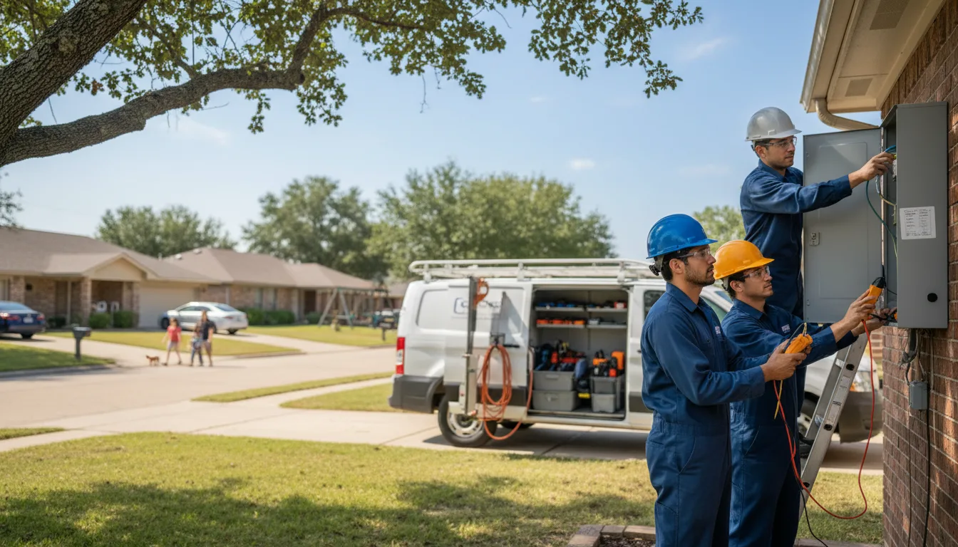Certified electrician providing emergency electrical services in Loraine, IL